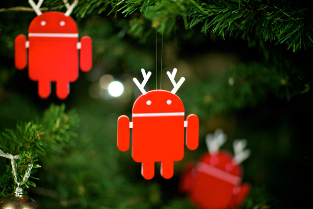 Android in a tree